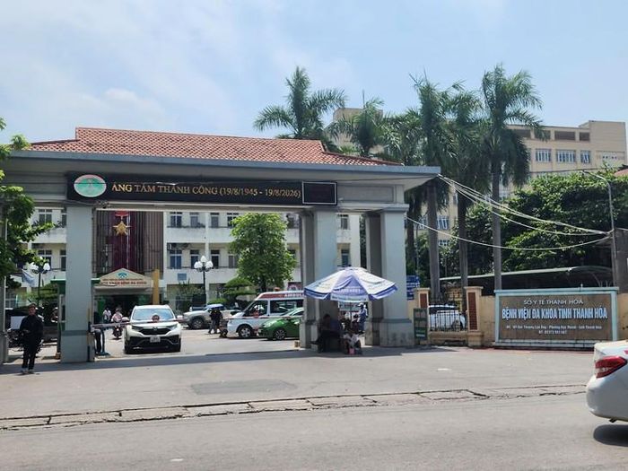 Bệnh viện Đa khoa tỉnh Thanh Hóa, nơi xảy ra sự việc. Ảnh: Ngọc Hưng.