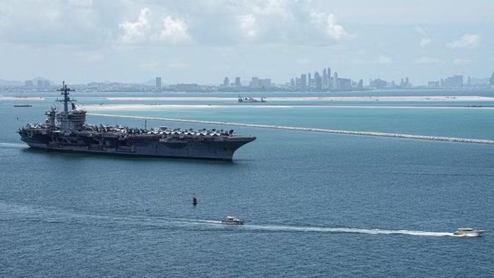 Tàu USS Abraham Lincoln rời cảng Laem Chabang ngày 6-9-2026