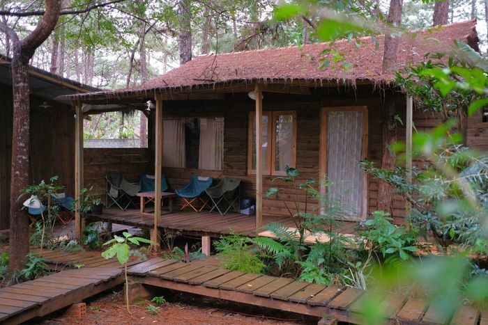  Một homestay có tiếng tại Măng Đen. Ảnh: Linh Huỳnh. 