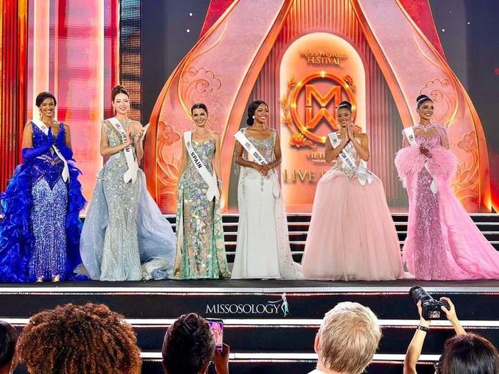 Top 6 chung cuộc Miss World 2026. Ảnh: Missosology