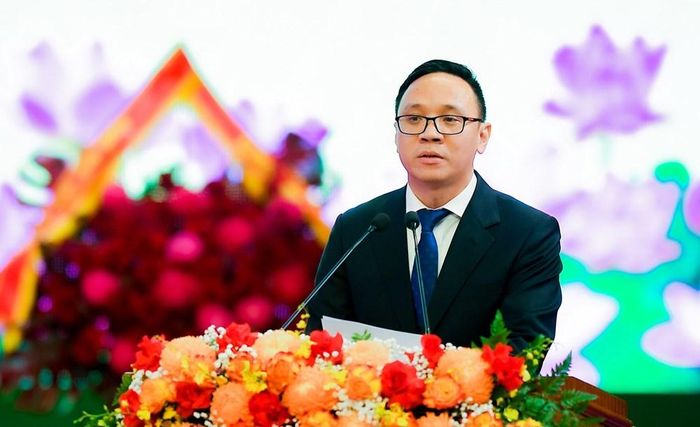 Phó Chủ tịch UBND thành phố Hải Phòng Đào Trọng Đức phát biểu tại sự kiện