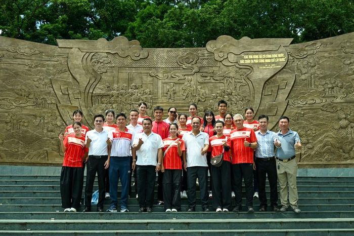 Hoạt động ý nghĩa này sẽ là hành trang quý cho các VĐV trước khi lên đường