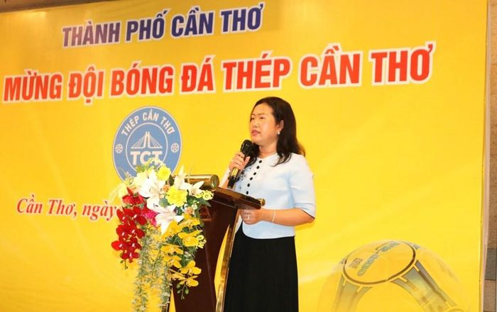 Phó Chủ tịch UBND TP. Cần Thơ Nguyễn Thị Ngọc Điệp phát biểu