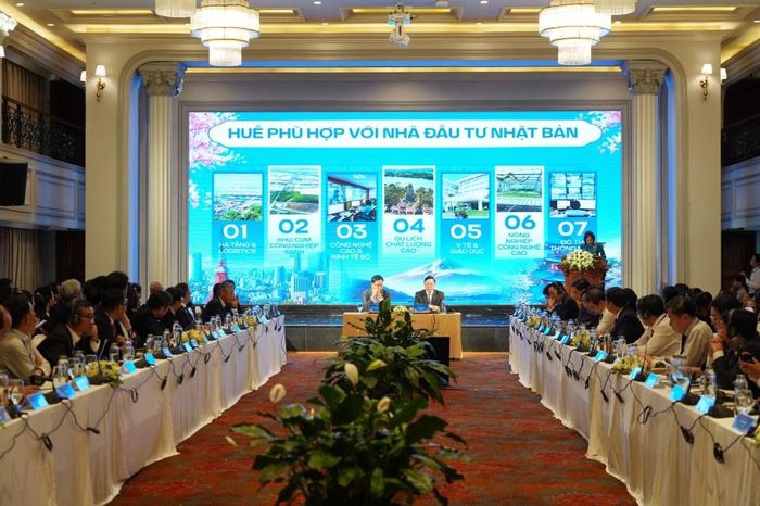 Quang cảnh Hội nghị kết nối Huế - Nhật Bản. Ảnh: N.Hiếu