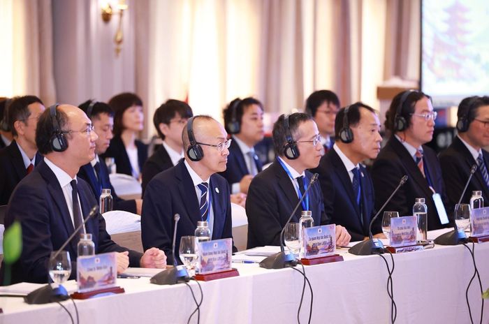 Đại diện lãnh đạo các doanh nghiệp Nhật Bản tại Việt Nam tham dự buổi làm việc. Ảnh: Dương Giang – TTXVN