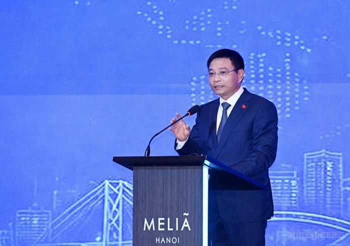 Phó Thủ tướng Nguyễn Văn Thắng đánh giá cao những đóng góp của cộng đồng doanh nghiệp hai nước thời gian qua - Ảnh: chinhphu.vn/Đức Tuân