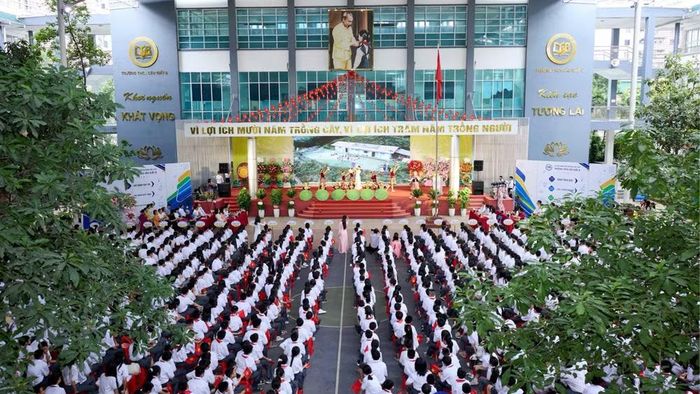 Năm học 2026-2027 là năm học có ý nghĩa đặt nền móng đối với Trường trung học cơ sở Cầu Giấy B sau sáp nhập. (Ảnh: BẢO NGÂN)