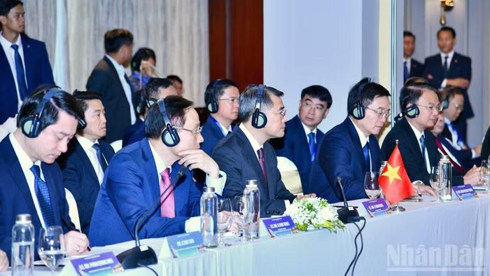 Thủ tướng Chính phủ Lê Minh Hưng nhấn mạnh, hợp tác địa phương là một trong những lĩnh vực quan trọng, nét đặc sắc của quan hệ hữu nghị hợp tác hai nước. (Ảnh: THANH GIANG)