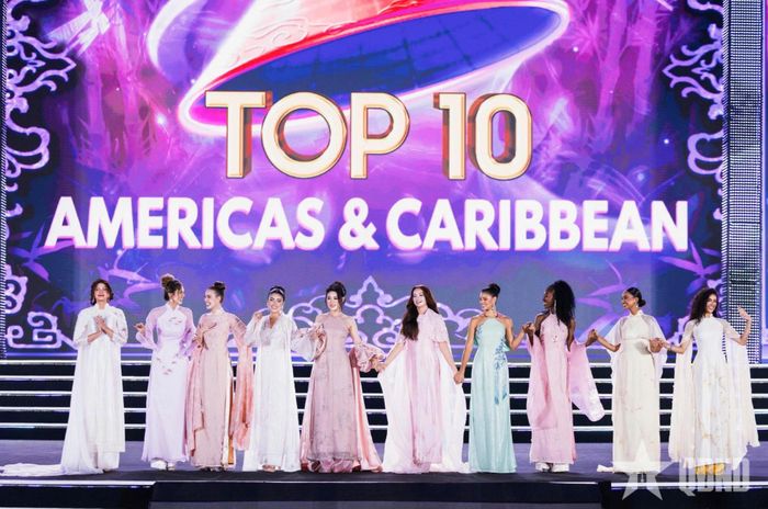  Thí sinh vào Top 10 của các châu lục.