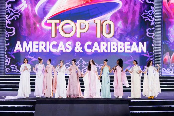 Các đại diện châu Mỹ và Caribe tại phần công bố Top 40.