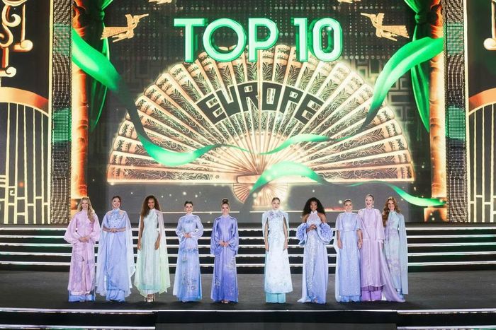 Các người đẹp châu Âu trong phần công bố Top 40 Miss World 2026.
