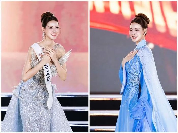 Lê Nguyễn Bảo Ngọc trong các phần thi tại chung kết Miss World 2026.