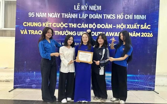 Nguyễn Thị Thanh Thủy tại Cuộc thi cán bộ Đoàn - Hội xuất sắc năm 2026.