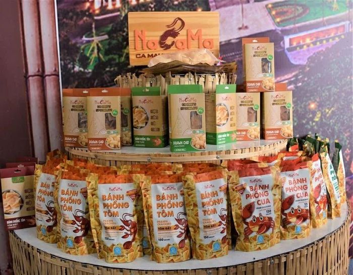 Nhiều sản phẩm OCOP tỉnh Cà Mau đã dần khẳng định được thương hiệu và vươn ra thị trường lớn. (Nguồn: Dân tộc và Phát triển)