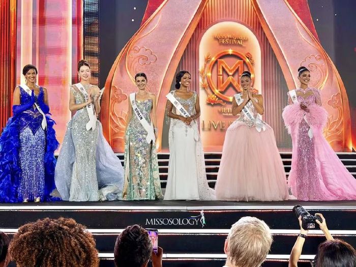 Top 6 chung cuộc Miss World 2026. Ảnh: Missosology