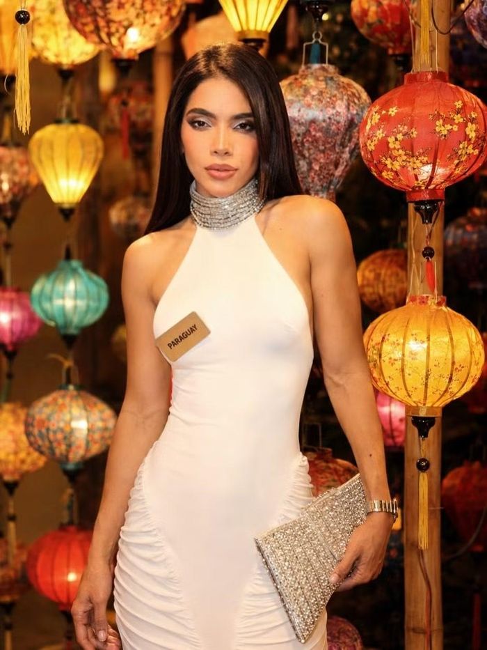 Ayelen Perez khi thi Hoa hậu Thế giới 2026 tại Việt Nam.