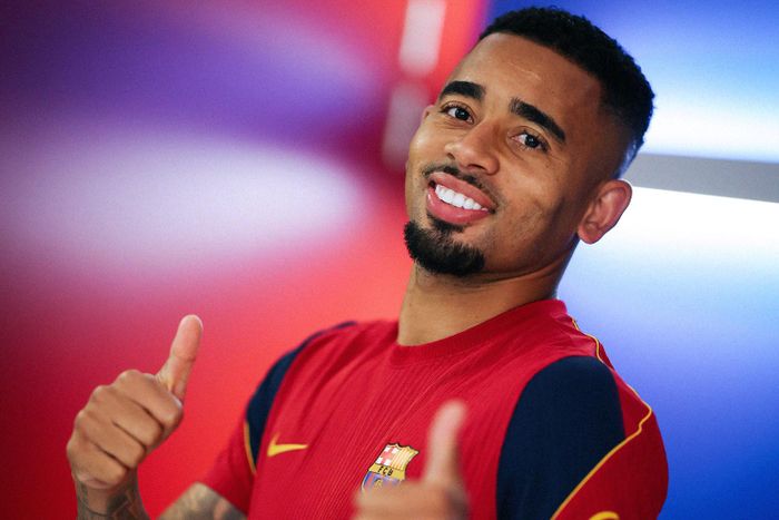 Gabriel Jesus dự kiến sẽ có số phút thi đấu ở Mestalla. Ảnh: FCB