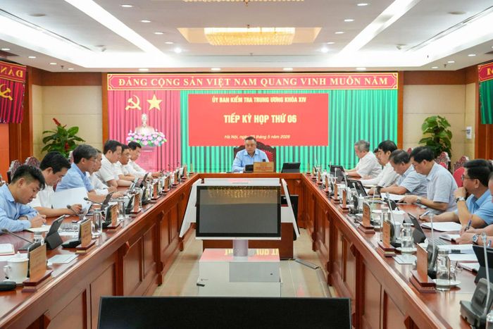 Một phiên họp của Ủy ban Kiểm tra Trung ương. Ảnh: Ủy ban Kiểm tra Trung ương