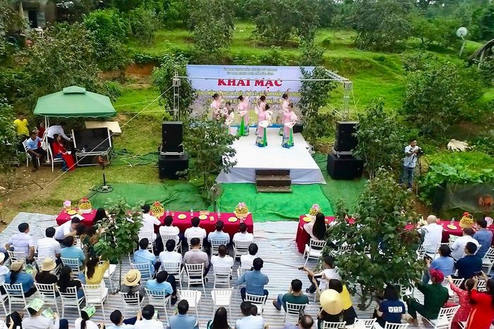 Việc tăng cường quảng bá sản phẩm hồng giòn Yên Du góp phần nâng cao giá trị kinh tế cho người dân.