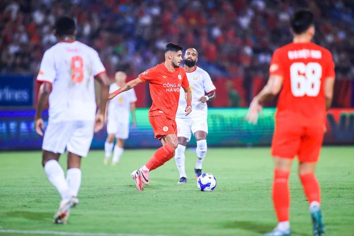 Công an Hà Nội không tạo được thế trận áp đảo trước đối thủ. Ảnh: HLHT FC.