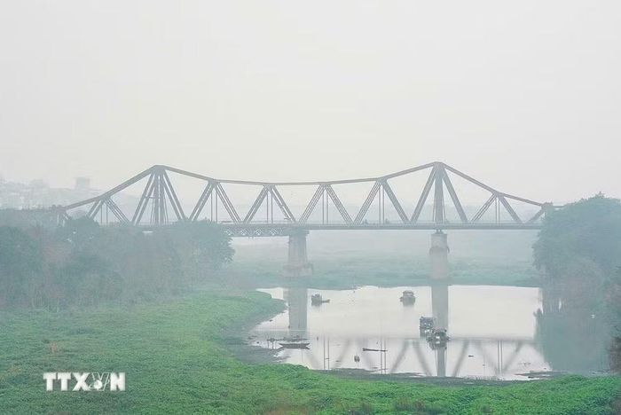 Cầu Long Biên. (Ảnh: Khánh Hòa/TTXVN)