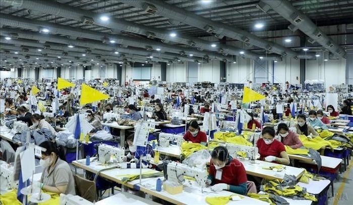 Dệt may xếp vị trí thứ 2 các nhóm hàng có kim ngạch xuất khẩu lớn nhất của Việt Nam sang Nga. Ảnh: Quốc Khánh/TTXVN