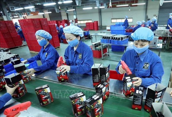 Công ty cổ phần cà phê hòa tan Trung Nguyên tại Bắc Giang đang xuất khẩu sang nhiều nước như Trung Quốc, Nga, Singapore... Ảnh tư liệu - minh họa: Danh Lam/TTXVN