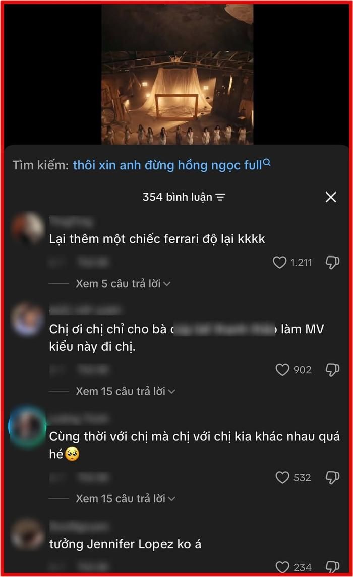 Cư dân mạng dành nhiều lời khen ngợi cho sự trở lại của Hồng Ngọc.