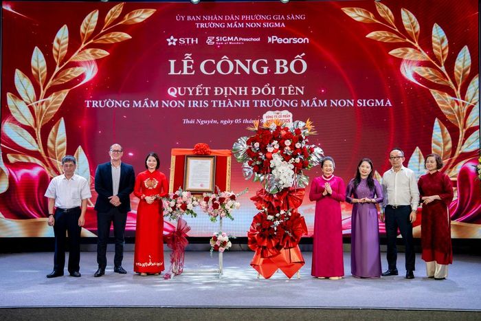 Công bố quyết định đổi tên Trường mầm non Iris thành Trường Mầm non Sigma