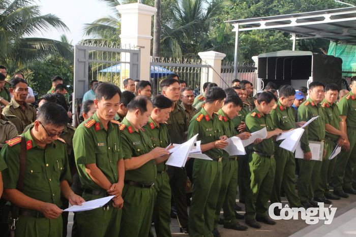 Các lực lượng tham gia phương án.