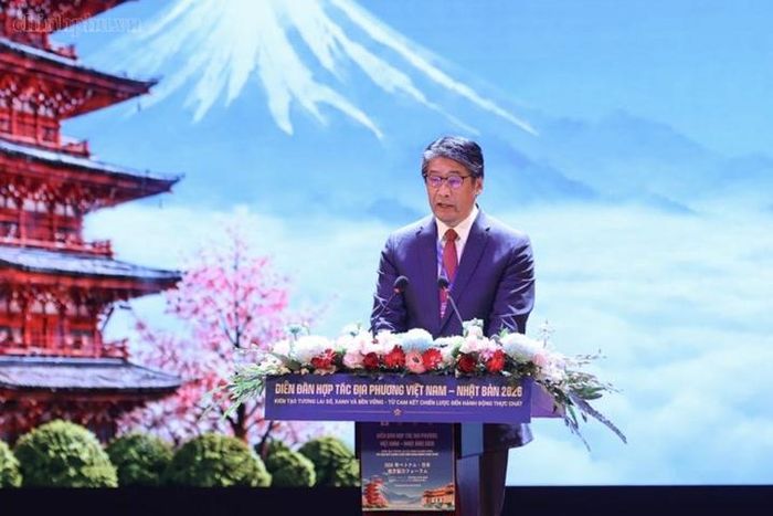 Đại sứ Nhật Bản tại Việt Nam Ito Naoki phát biểu - Ảnh: chinhphu.vn/Nhật Bắc