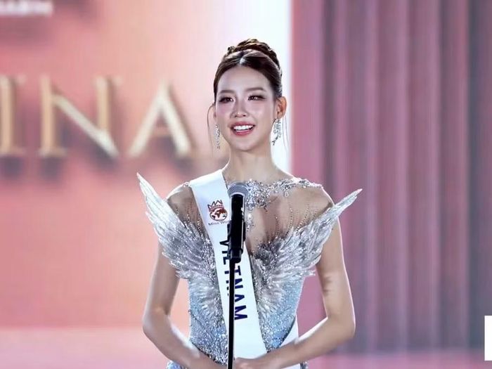  Bảo Ngọc trả lời ứng xử ở Top 6 về quan niệm thành công. Ảnh: BTC 