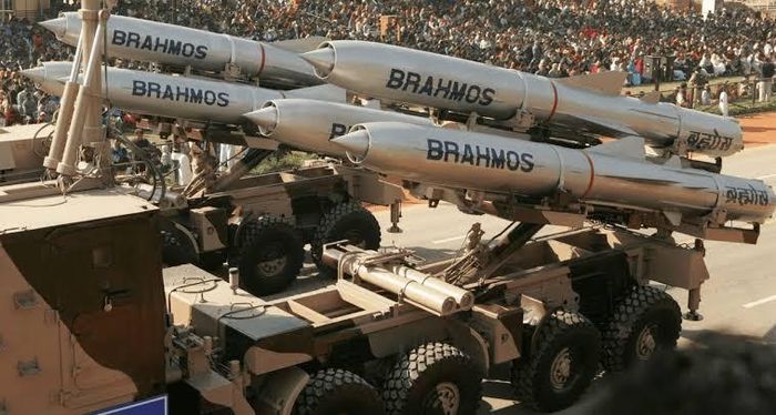Tên lửa hành trình siêu âm BrahMos. Ảnh: Truyền thông Ấn Độ