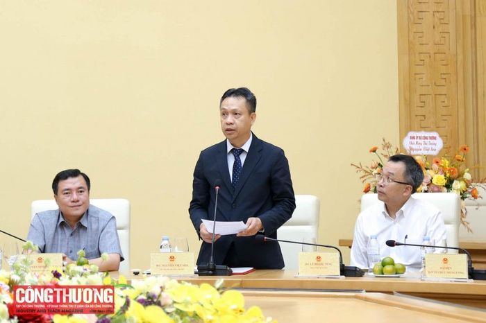 Thứ trưởng Bộ Công Thương Nguyễn Việt Sơn phát biểu nhận nhiệm vụ
