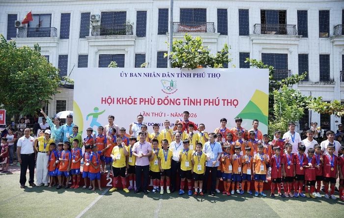 Hội khỏe Phù Đổng tỉnh Phú Thọ lần thứ I năm 2026 tạo động lực thúc đẩy phong trào rèn luyện thể chất trong các nhà trường.