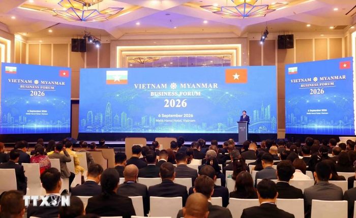 Quang cảnh Diễn đàn Doanh nghiệp Myanmar - Việt Nam. Ảnh: TTXVN