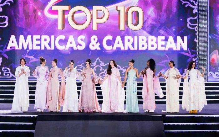 Top 10 thí sinh khu vực châu Mỹ và Caribbean.
