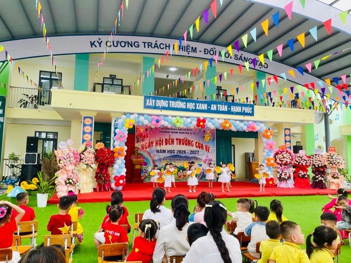 Khai giảng năm học mới 2026-2027 tại Trường Mầm non Ba Vì A.