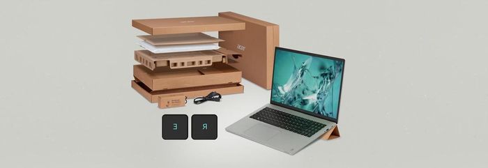 Acer Vero 16 có thể nâng cấp CPU trong ít nhất hai thế hệ. (Ảnh: Acer) 