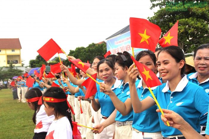 Nhiều hoạt động chào mừng 81 năm Cách mạng Tháng Tám thành công và Quốc khánh 2/9 sôi nổi tại các địa phương ở Nghệ An. (Ảnh: Việt Hòa)