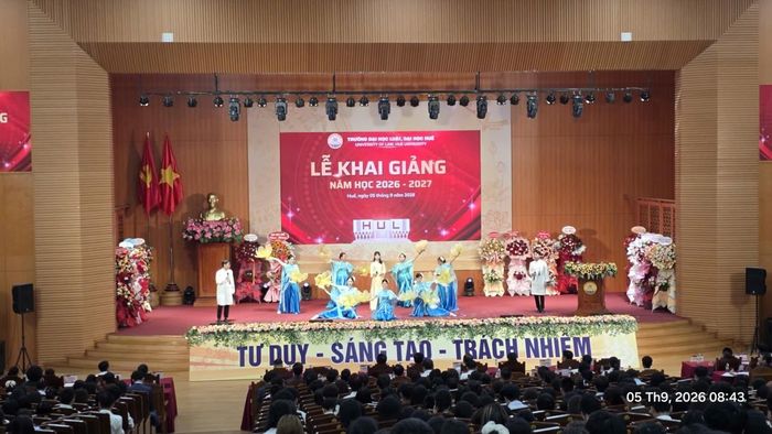 Sáng 5/9/2026, Trường Đại học Luật - Đại học Huế tổ chức Lễ khai giảng năm học 2026–2027