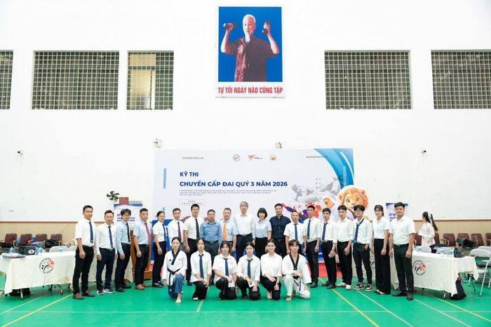 Taekwondo Hà Nội thường xuyên cử lực lượng tham gia các khóa tập huấn, thi nâng hạng giám sát, giám khảo, trọng tài quốc gia để chuẩn hóa lực lượng điều hành cơ sở. Ảnh: Hưng Sơn