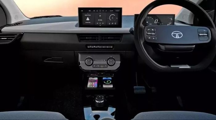 Cận cảnh khoang nội thất của Tiago 2026. Đây được xem là mẫu hatchback "kình địch" của Hyundai Grand i10 tại thị trường Ấn Độ. Ảnh: Tổng hợp