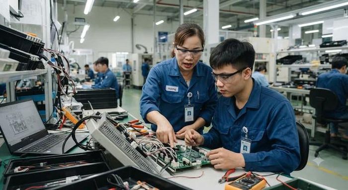 Người sử dụng lao động sẽ bị phạt từ 2.000.000 đến 5.000.000 đồng nếu trả lương thử việc thấp hơn 85% mức lương tương ứng (ảnh: AI).