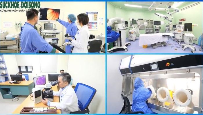 Hệ thống thiết bị, máy móc phục vụ khám, chữa bệnh. Ảnh: Bệnh viện K