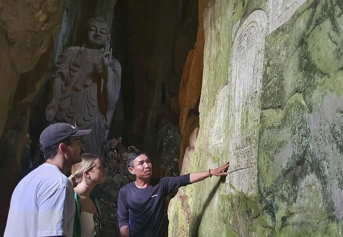 Ma nhai tại danh thắng Ngũ Hành Sơn, Đà Nẵng được UNESCO công nhận là Di sản tư liệu thuộc Chương trình Ký ức Thế giới khu vực châu Á - Thái Bình Dương vào tháng 11.2022. Ảnh: Đức Hoàng
