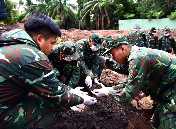 Tính đến hết ngày hôm nay, các lực lượng làm nhiệm vụ tìm kiếm đã phát hiện, quy tập 592 bộ hài cốt liệt sĩ tại khu vực Công viên Lê Thị Riêng