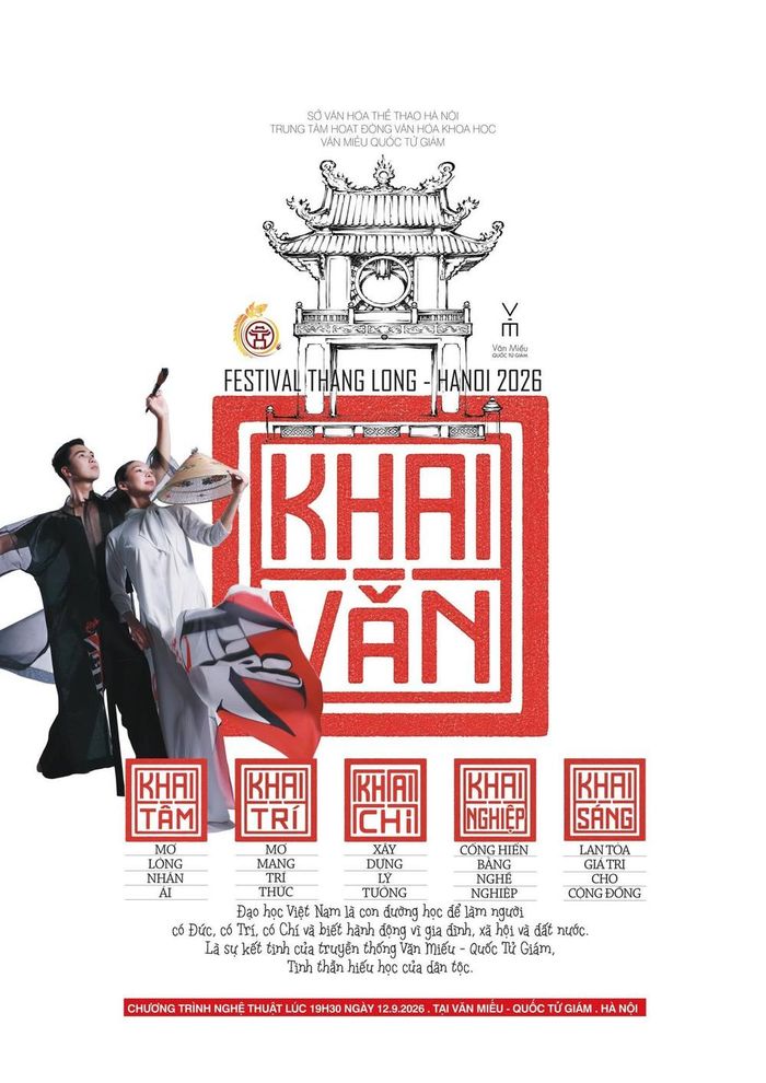 Chương trình nghệ thuật "Khai văn" diễn ra ngày 12/9