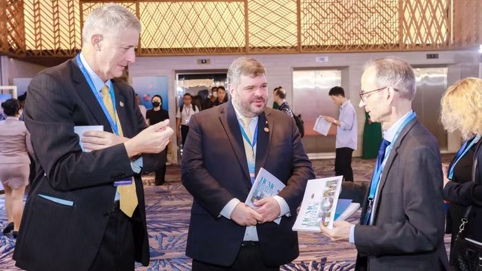 Các đại biểu quốc tế tại FD 2024. (Ảnh: Sở Ngoại vụ Thành phố Hồ Chí Minh cung cấp)