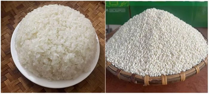 Gạo nếp Gà Gáy Mỹ Lung từ lâu đã được người tiêu dùng biết đến nhờ chất lượng đặc thù nổi bật. (Ảnh: Trung tâm Thẩm định Chỉ dẫn địa lý và Nhãn hiệu quốc tế)